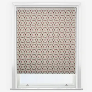 Emily Bond Hawthorn Swiss Red Roller Blind