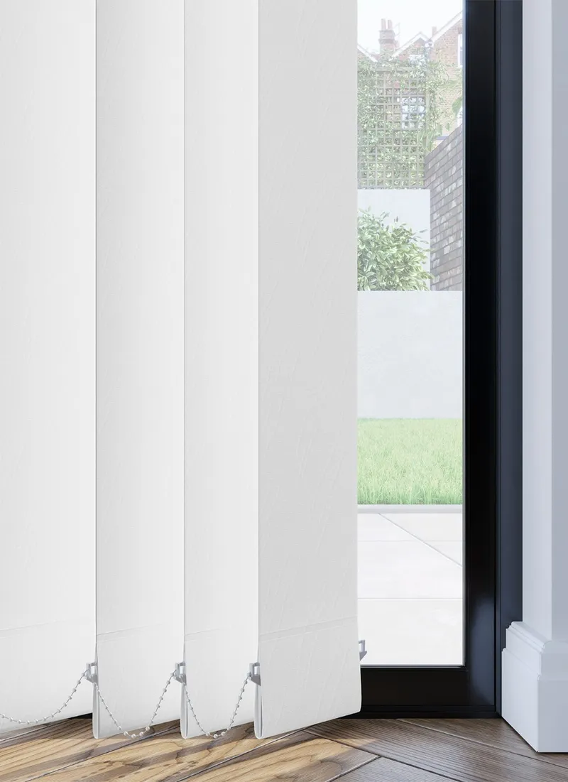 Faro White Vertical Blind