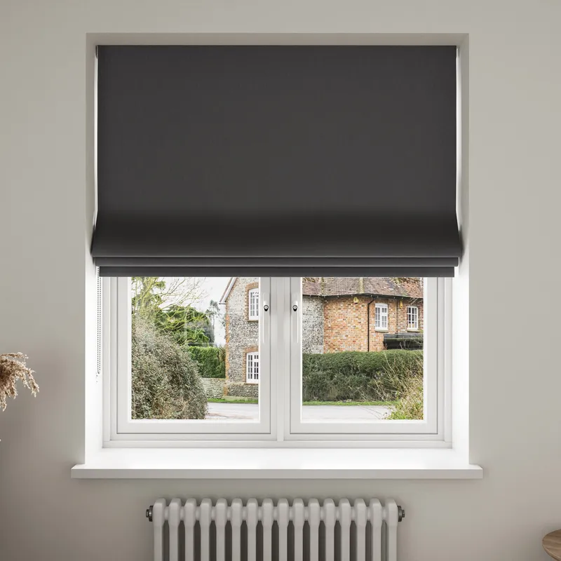 Laura Ashley Middleton Pale Charcoal Blinds Uk