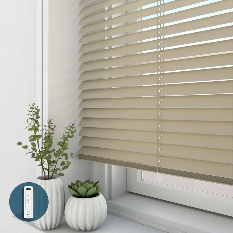 0011 Hopsack Electric Venetian Blinds