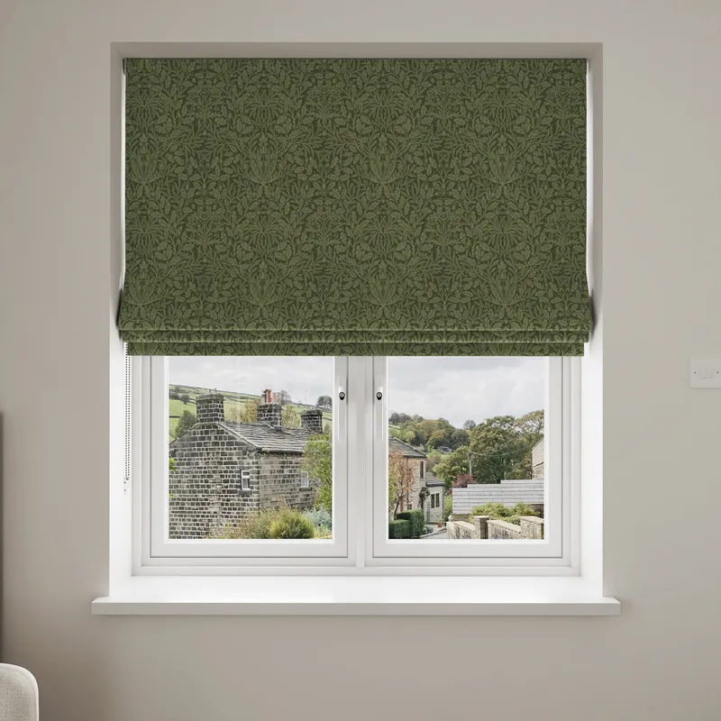 William Morris At Home Acorn Velvet Moss Blinds Uk