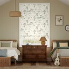Hundred Acre Wood Pom Pom Neutral Roman Blind