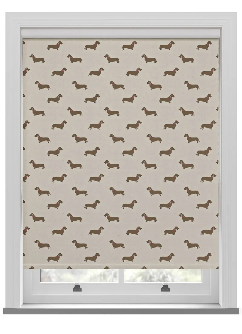 Emily Bond Basil Stone Roller Blind