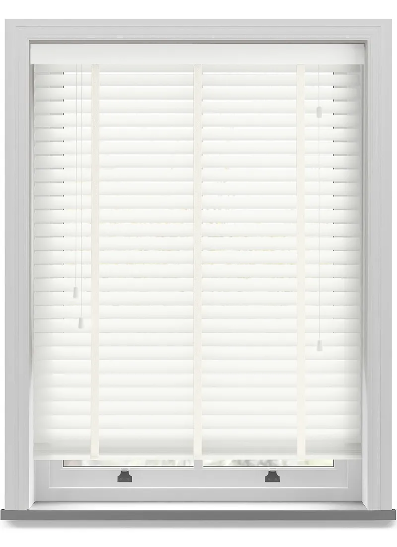Premium Soft White Taped Basswood Blind