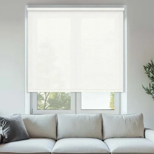 Tobago White Cordless Roller Blinds - Shop Now