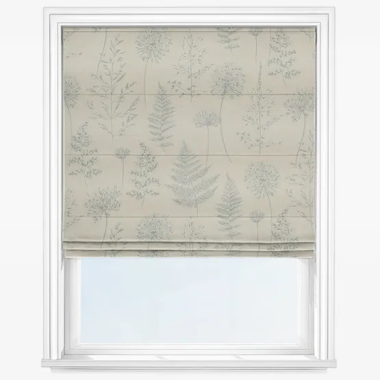 Chervil Blue Mist Roman Blind