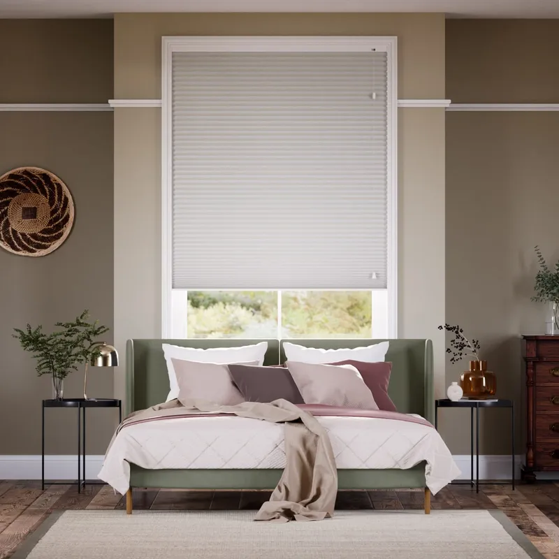 Double Duoshade Ash Grey Thermal Blind