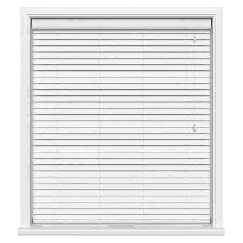 Featherdown White Grain Ecowood Motorised Uk - Motorised Blinds