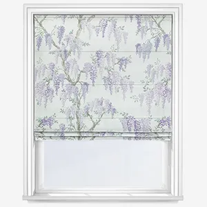 Laura Ashley Wisteria Lavender Roman Blind