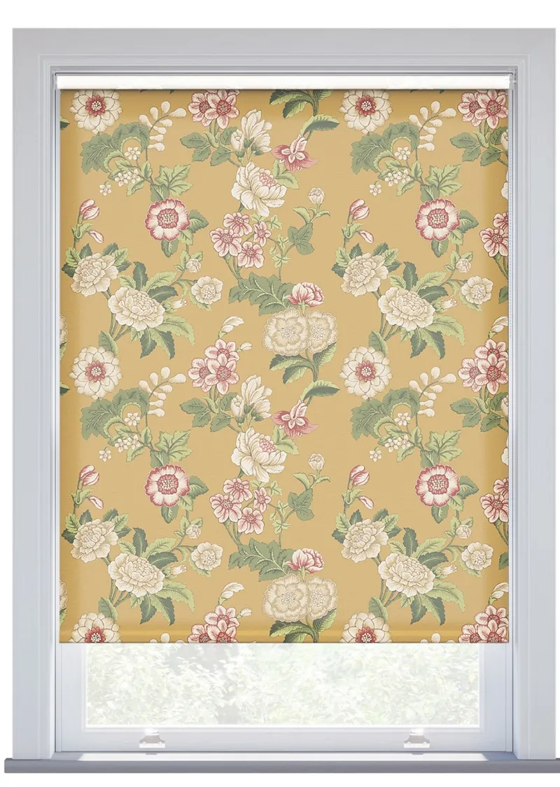 Jl X Sanderson Boxwood Honeycomb/nettle Roller Blind
