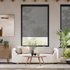 Perfect Fit L-shaped Oscar Matte Shadow Grey Venetian Blind - 25mm Slat