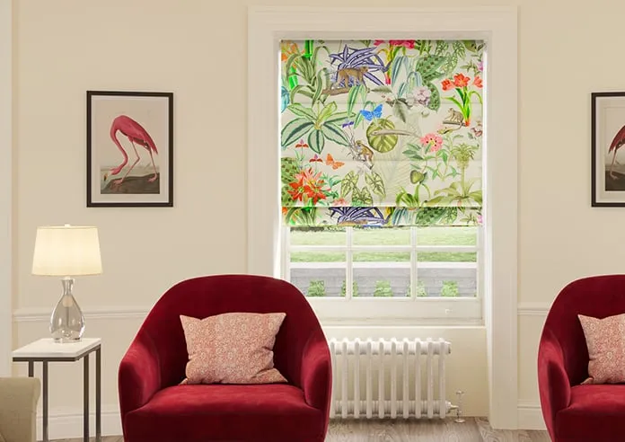Barbados Jungle - Roman Blind