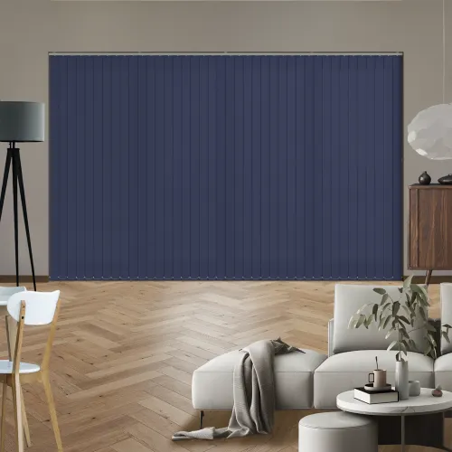 Luxe Dark Blue Vertical Blind