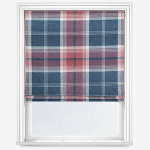 Balmoral Harbour Blue Roman Blind