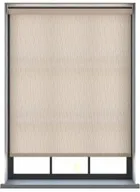 Crown Light Silver Roller Blind