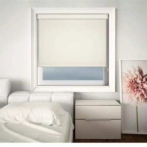 Eden Soft White Pelmet Roller Blind