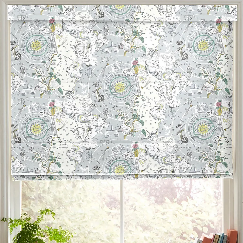 Cath Kidston Power To The Peaceful Made To Measure Roman Blind Mint