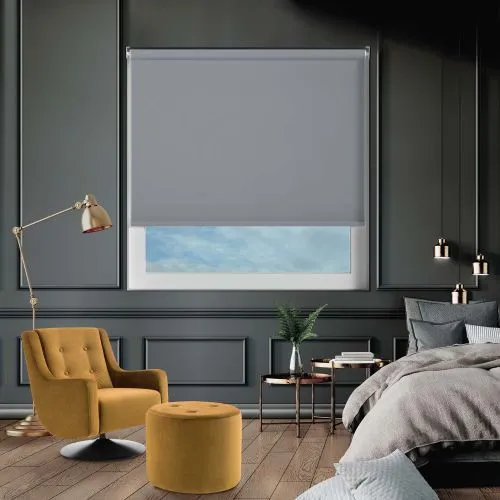 Bedtime Cathedral Grey Cordless Roller Blind