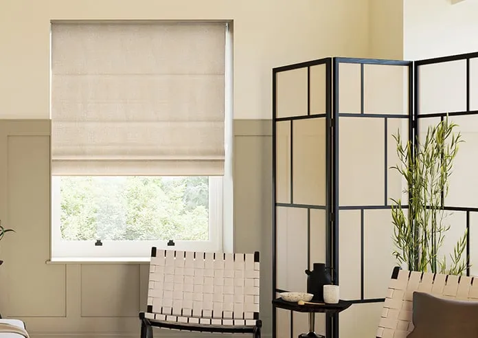 Memphis Off White - Roman Blind
