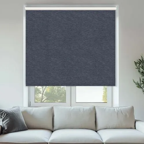 Wilmslow Navy Cordless Roller Blinds - Shop Now