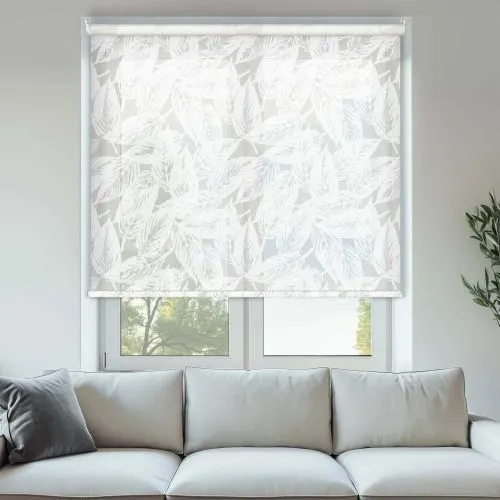 Aruba White Cordless Roller Blinds - Shop Now