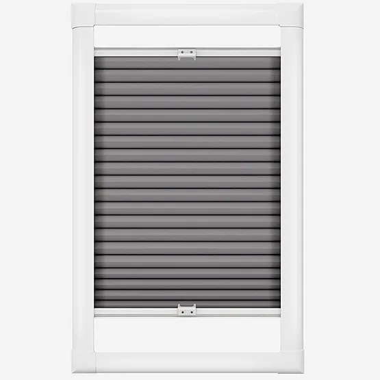 Luna Graphite Perfect Fit Pleated Blind