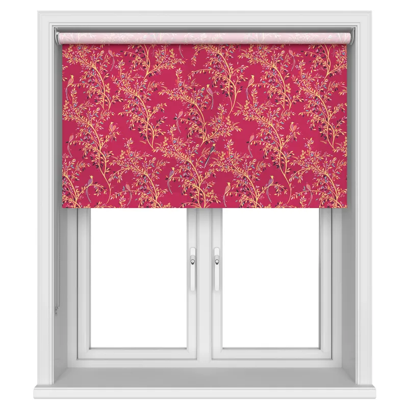 Sara Miller Birds Of Paradise Fuchsia Blinds Uk