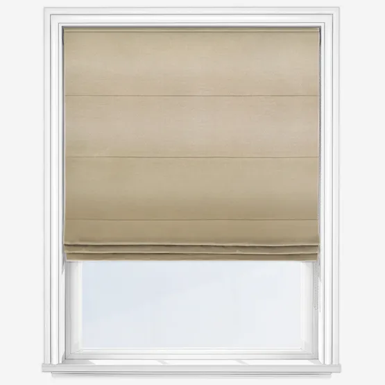 Touched By Design Luxe Faux Silk Linen Roman Blind