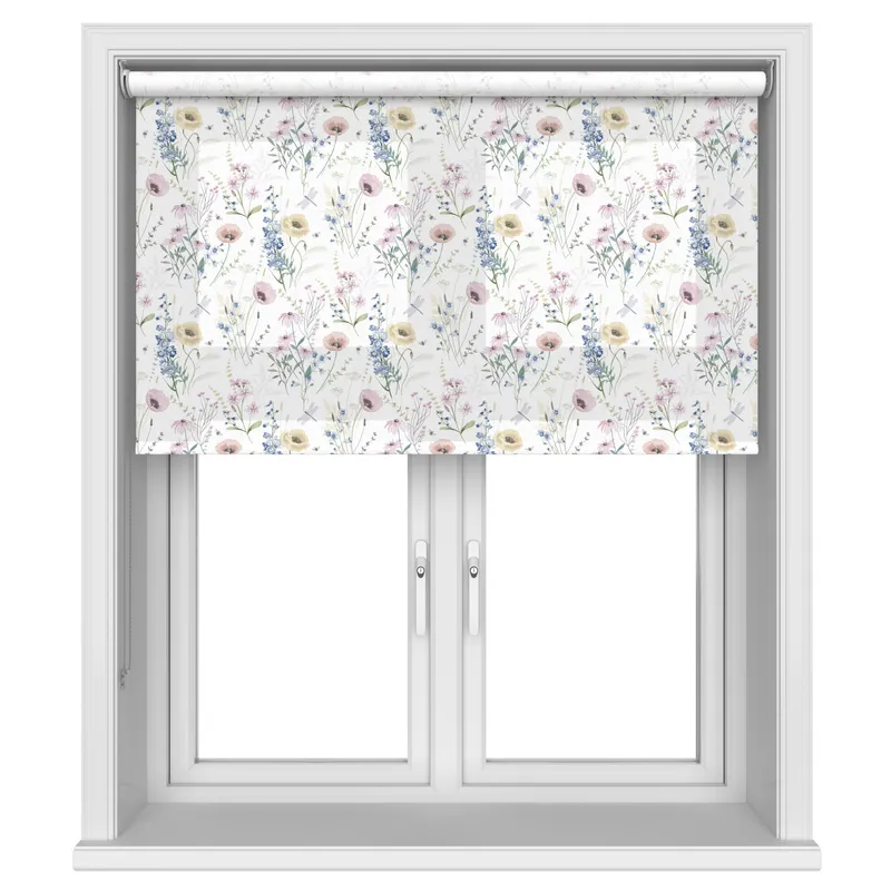 Laura Ashley Alford Meadow Delpinium Blue Blinds Uk