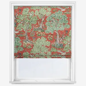 Woodland Retreat Lava Roman Blind