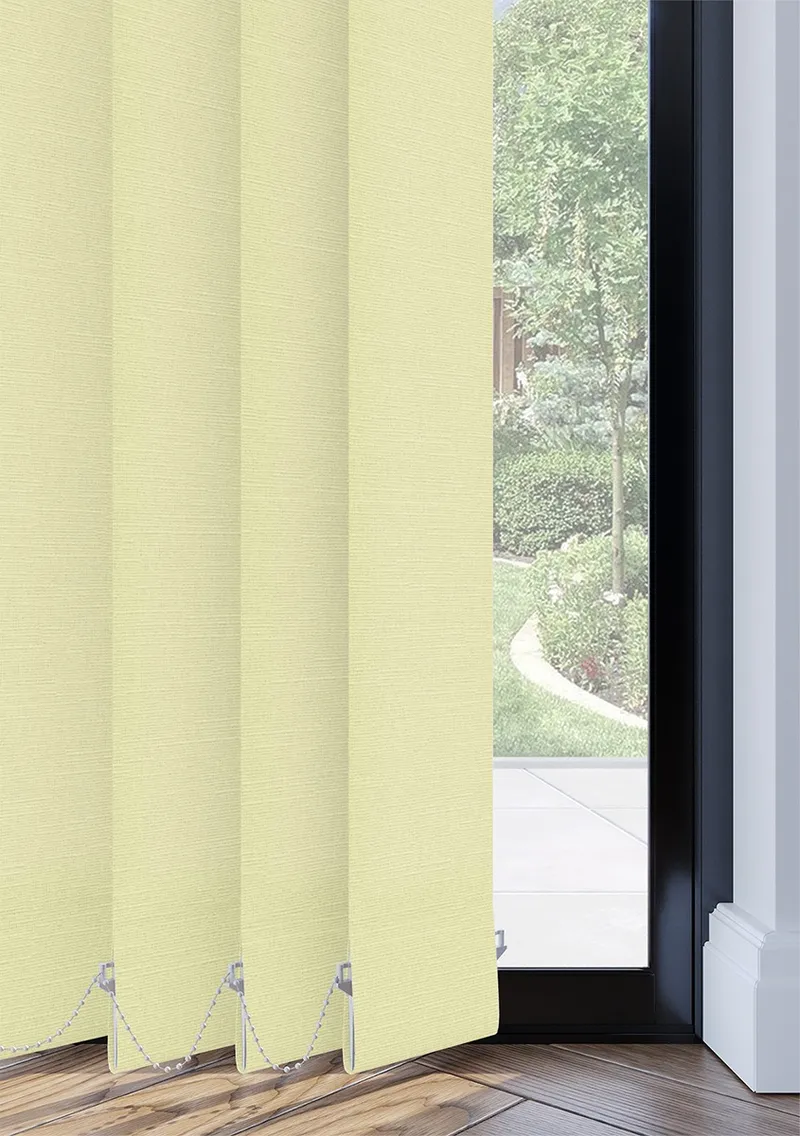 Buttercream Linen Touch Vertical Blind