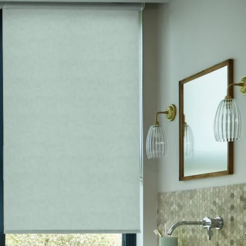 Isla Aloe (Moisture Resistant) Bathroom Roller Blinds