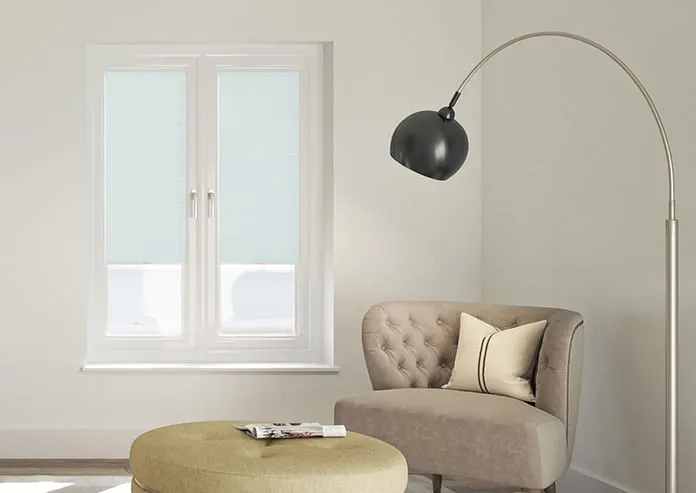 Obscura Sky Blue - Stick Fit Honeycomb Blind