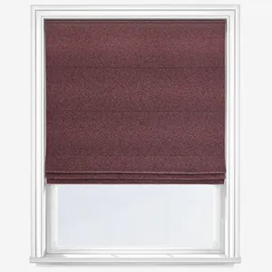 Lux Boucle Mulberry Roman Blind