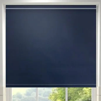 Plain Pvc Made To Measure Blackout Roller Blind Marine