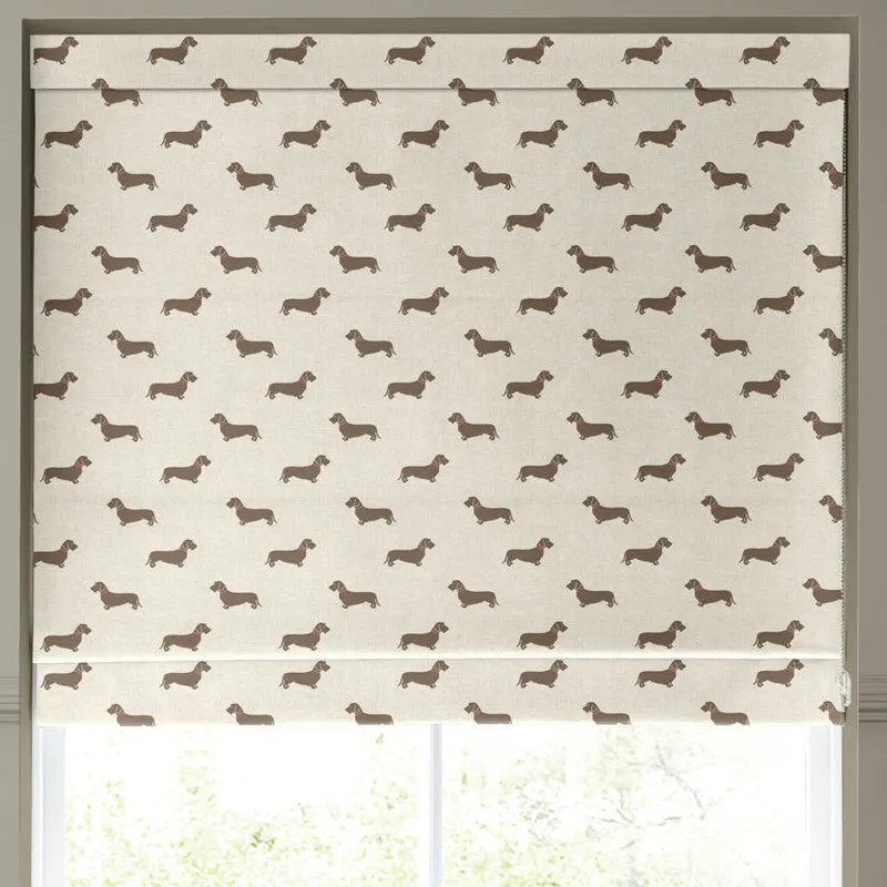 Emily Bond Basil Made To Measure Roman Blind Stone