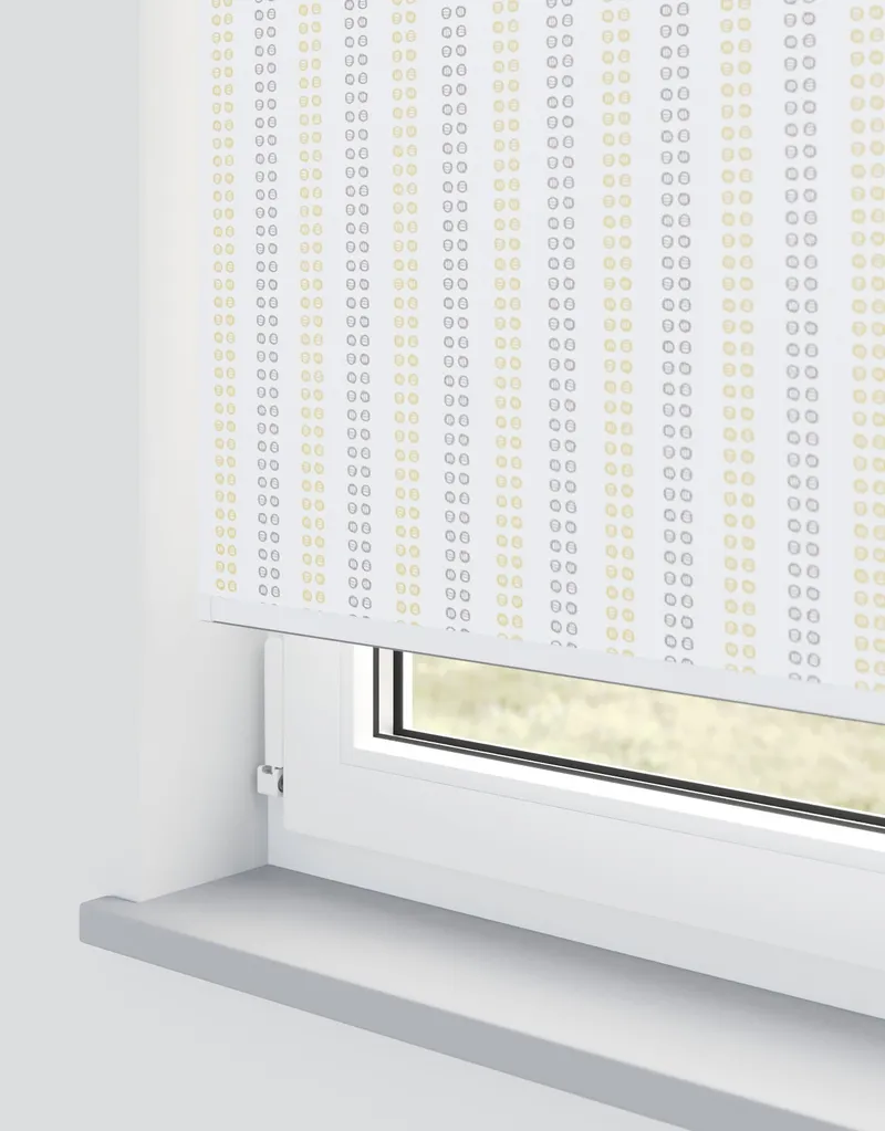 Carrington Ochre Electrical Roller Blind