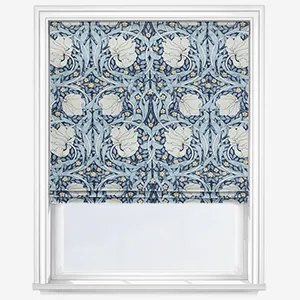 William Morris At Home Pimpernel Indigo Roman Blind