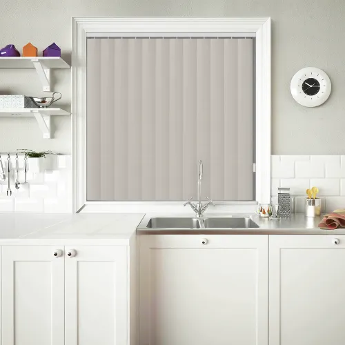 Zevo Sand Rigid Pvc Vertical Blind