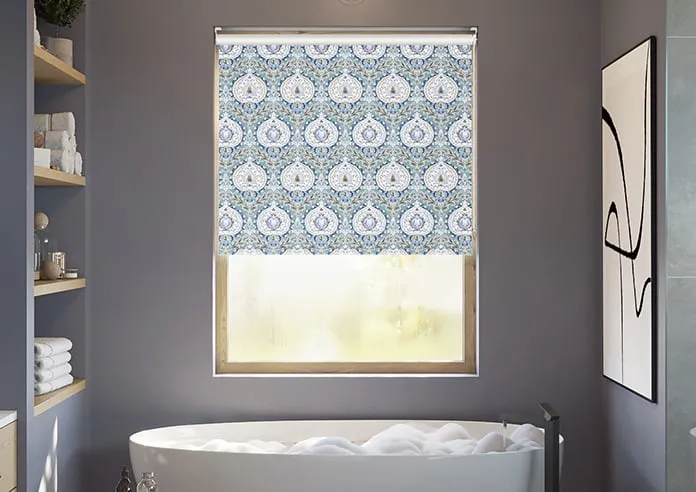 Bywater Cottage Blue - Roller Blind