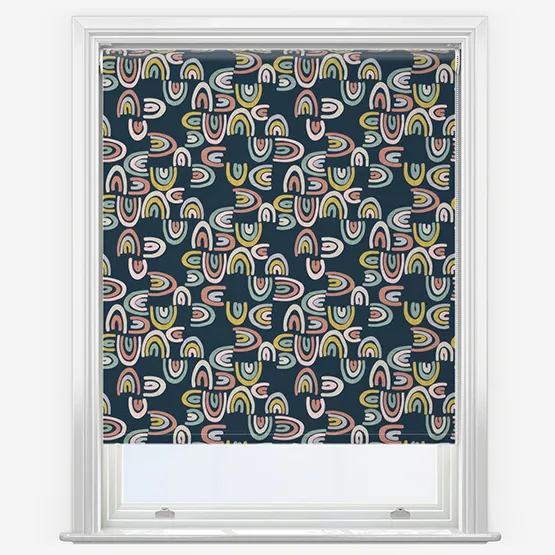 Sonova Studio Over The Rainbow Indigo Roller Blind