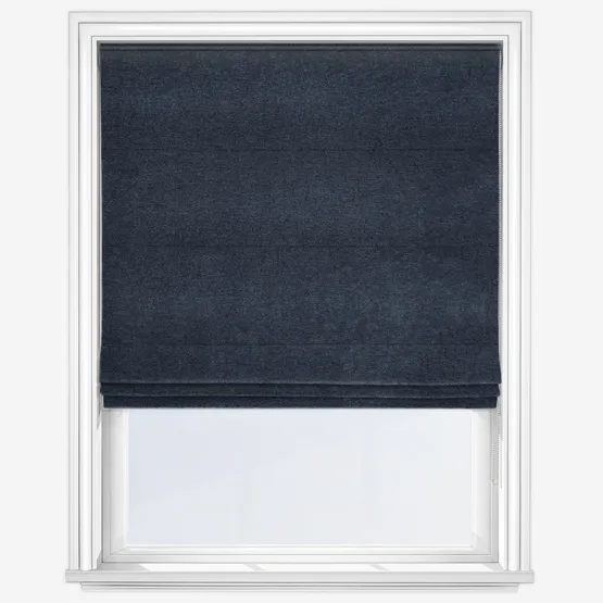 Memoir Denim Blue Roman Blind