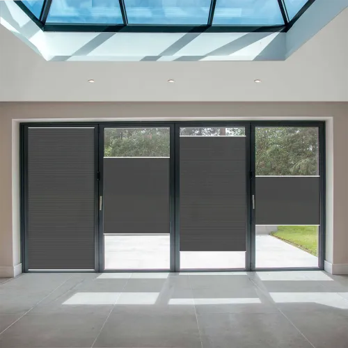Fittoframe Dovestone Blackout Onyx Honeycomb Pleated Blind
