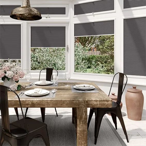 Perfect Fit Duolight Anthracite Thermal Conservatory Blind