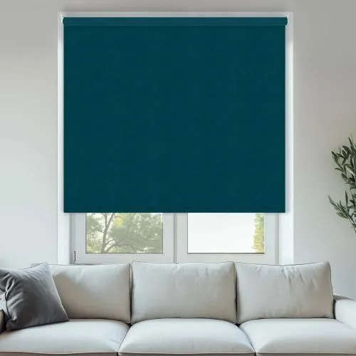 Warwick Teal Cordless Roller Blinds - Shop Now