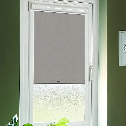 Boston Fr Shadow (Moisture Resistant) Perfect Fit Blackout Roller Blinds
