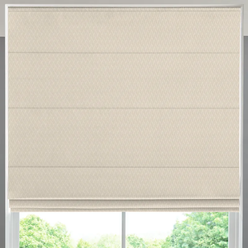 Kivu Made To Measure Roman Blind Ivory