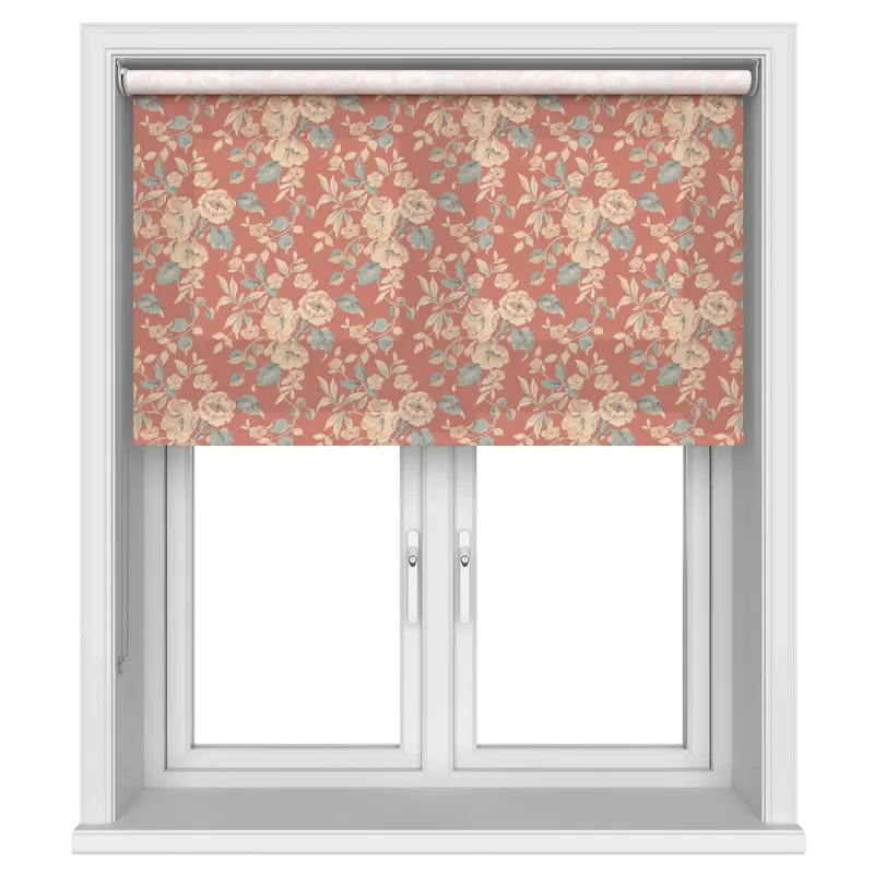 Laura Ashley Aylworth Trail Terracotta Orange Blinds Uk