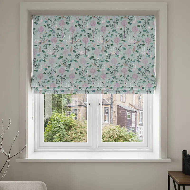 Sara Miller Riverbank Tales Pale Blue Blinds Uk