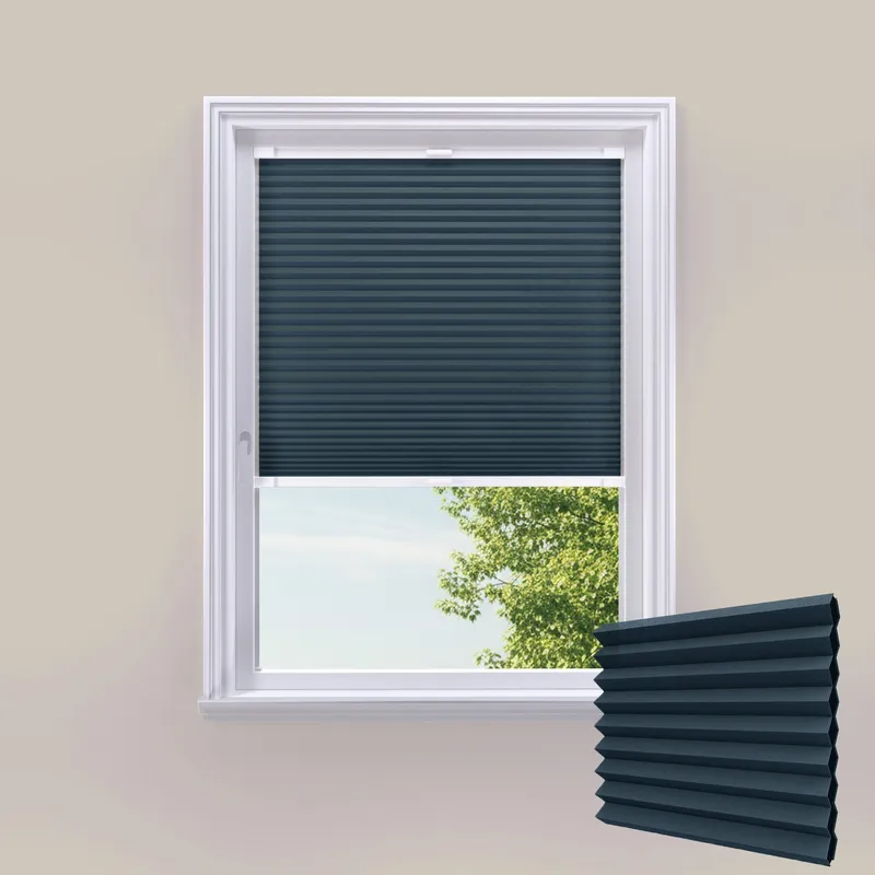 Cosishade Navy Stick On Cellular Blinds